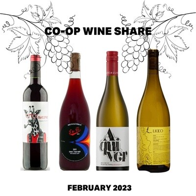 Wine Share - 4 bottles - February 2023