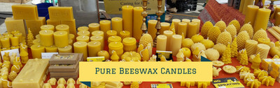 Beeswax Candles - Rudy's Honey