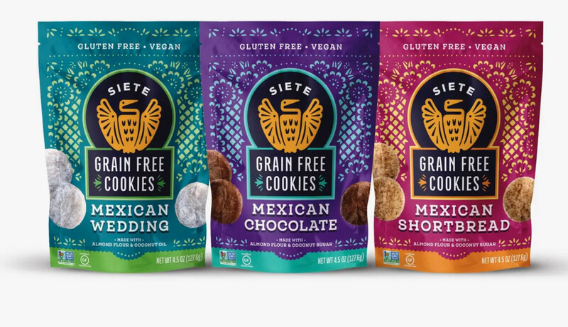 Grain Free Cookies  - Siete Foods - Variety of Flavors - 4.5 oz