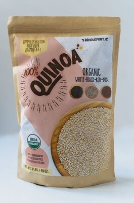 Quinoa Mix White - Black - Red / Wholefort