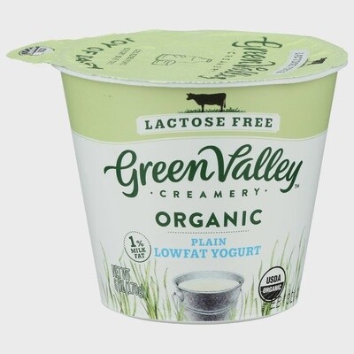 Creamery Organic Plain Lowfat Yogurt - 6 oz.