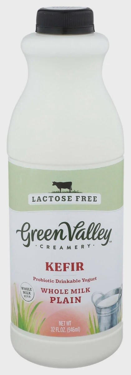 Lactose Free Whole Milk Kefir - Green Valley Creamery - 32 fl oz.
