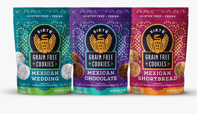 Grain Free Cookies  - Siete Foods - Variety of Flavors - 4.5 oz, Flavor: Mexican Chocolate