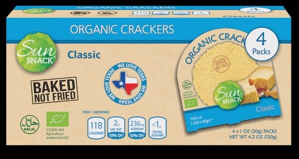 Organic Crackers - Sun Snack, Variation: Organic Classic