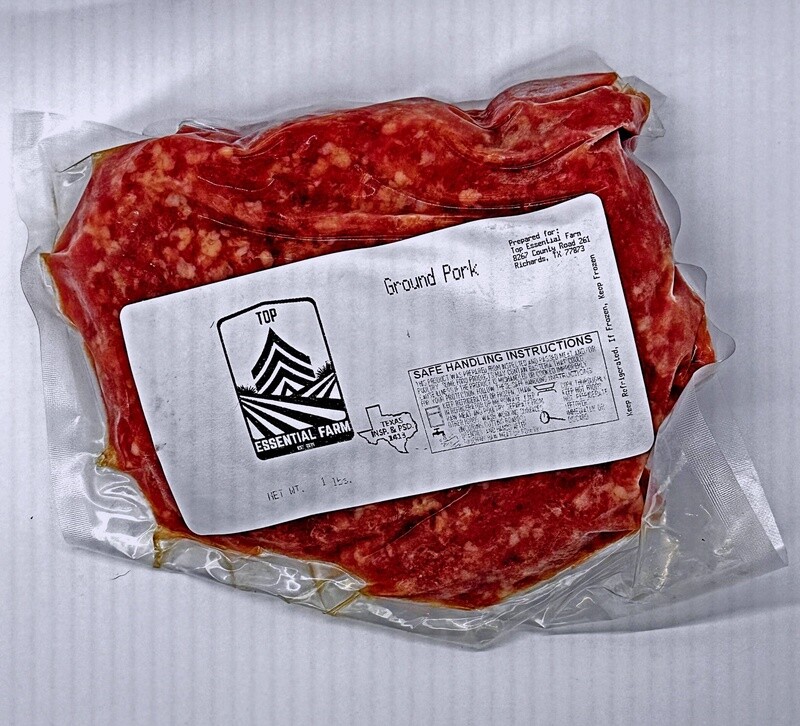 Ground Pork Top Essential Farm