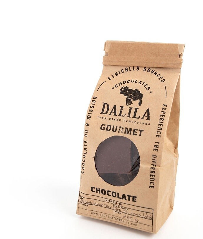 Dalila Chocolate 100% Cacao - 50 g