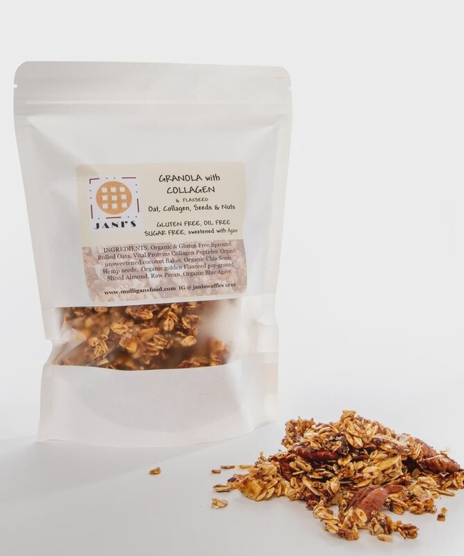 Vegan Granola - Jani&#39;s Waffles - 12 oz.