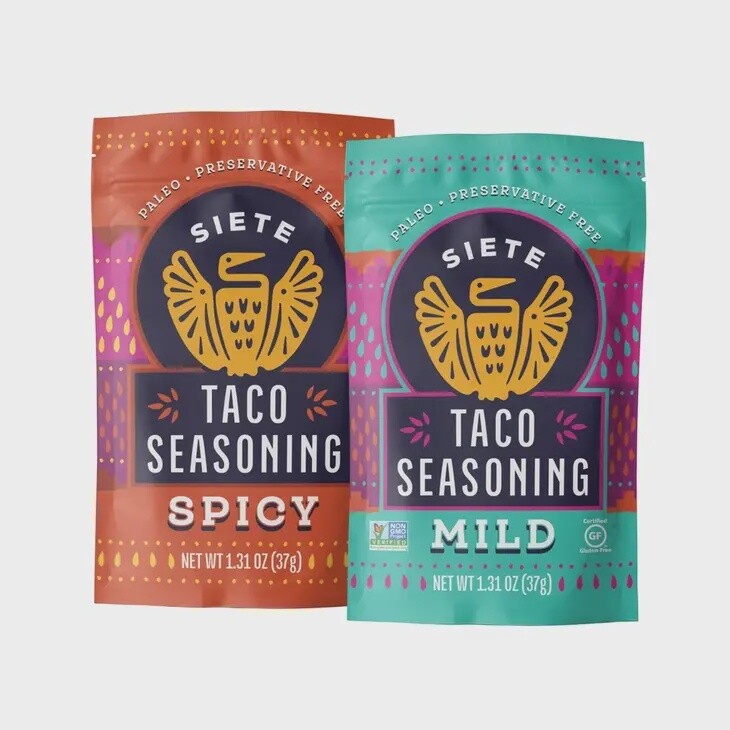 Taco Seasoning &amp; Carnitas - Siete - 1.31 oz.