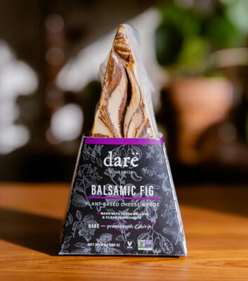 Balsamic Fig - Plant Based Cheese Wedge - 6 oz