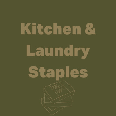 Kitchen & Laundry Staples