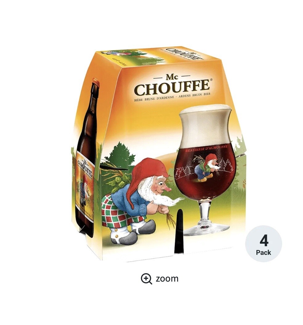 Mc Chouffe D'Achouffe belgian dark ale beer 4 pk or single