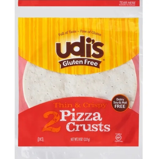 Udi's - 2 pizza crusts - Gluten Free