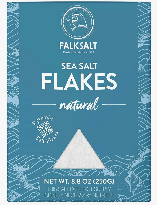 Sea Salt Flakes Natural 8.8 oz -  Falksalt