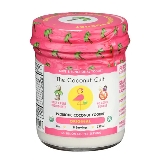The Coconut Cult Probiotic Coconut Yogurt 8 oz