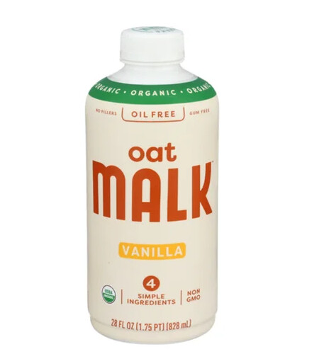 Organic Oat Milk Vanilla - Malk - 28 oz
