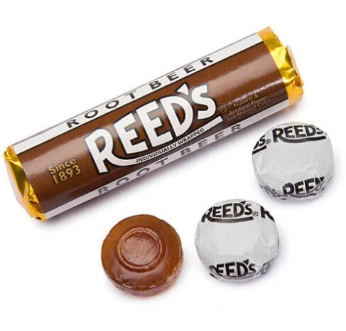 Reed&#39;s  Candy Rolls Root Beer