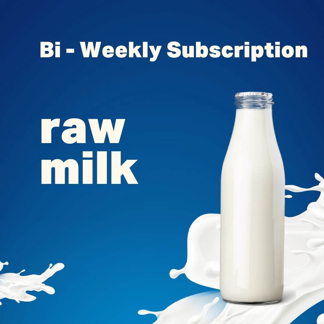 Raw Milk (Cow) - Bi-Weekly Subscription - 4 E Dairy