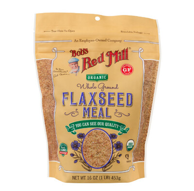 Whole Ground Flaxseed Meal - 16 Oz - Bob&#39;s Red Mill