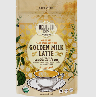 Golden Milk Latte Mix - Vegan - 6 oz - Beloved Cafe