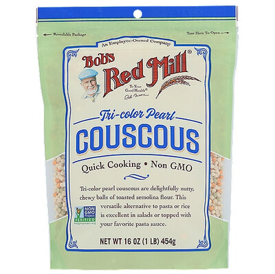 Tricolor Pearl Couscous - 1 lb - Bob&#39;s Red Mill
