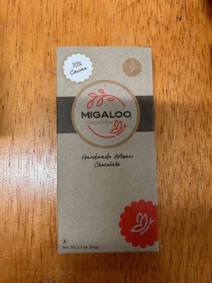 Bars - Migaloo - Cypress, TX, Flavor: 70% Cacao (Plain 70%)