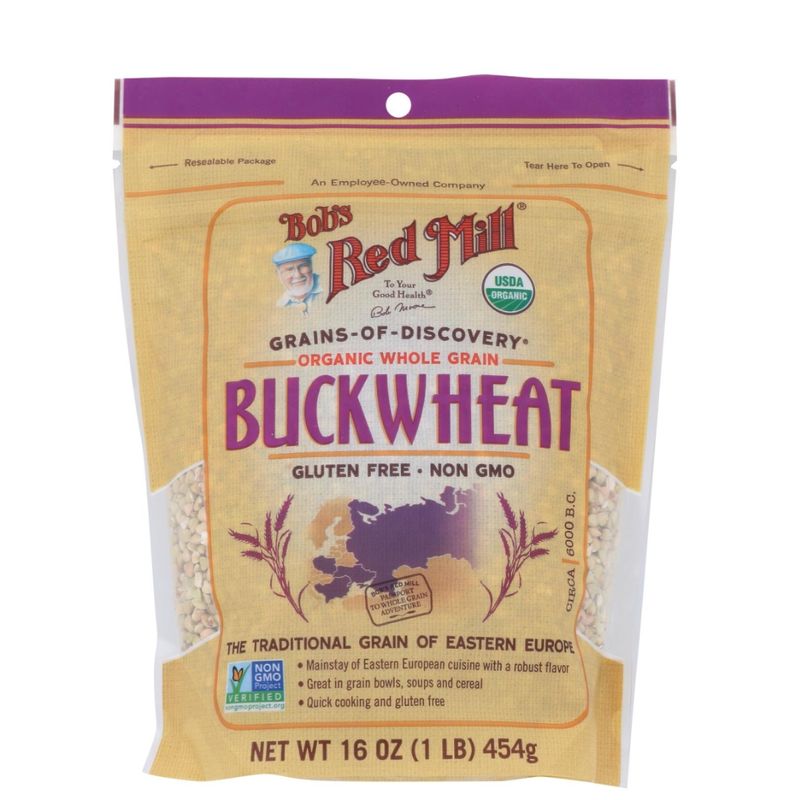 Organic Whole Grain Buckwheat Groats - Bob&#39;s Red Mill - 16oz