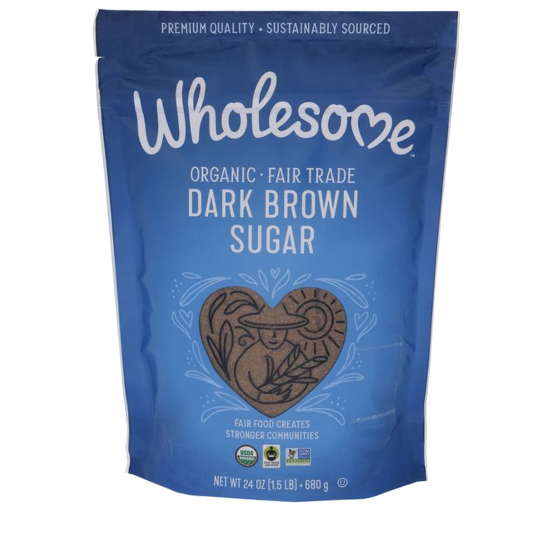 Dark Brown Sugar - 24 oz - Wholesome