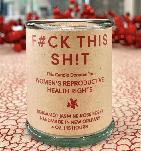 F#ck This Sh!t Bergamot Jasmine Rose Candle - 3 Wishes Apothecary