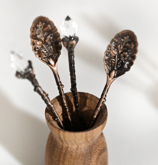 Ritual Tea Spoon - Various Colors - 3 Wishes Apothecary