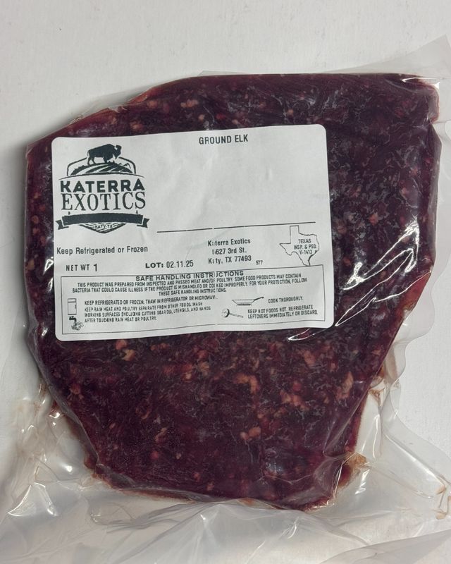 Ground Elk - PER POUND - Katerra Exotics