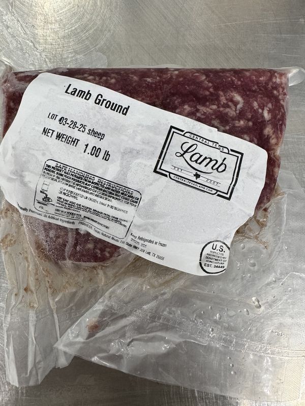 Lamb Ground - PER PIECE -  Central Texas Lamb