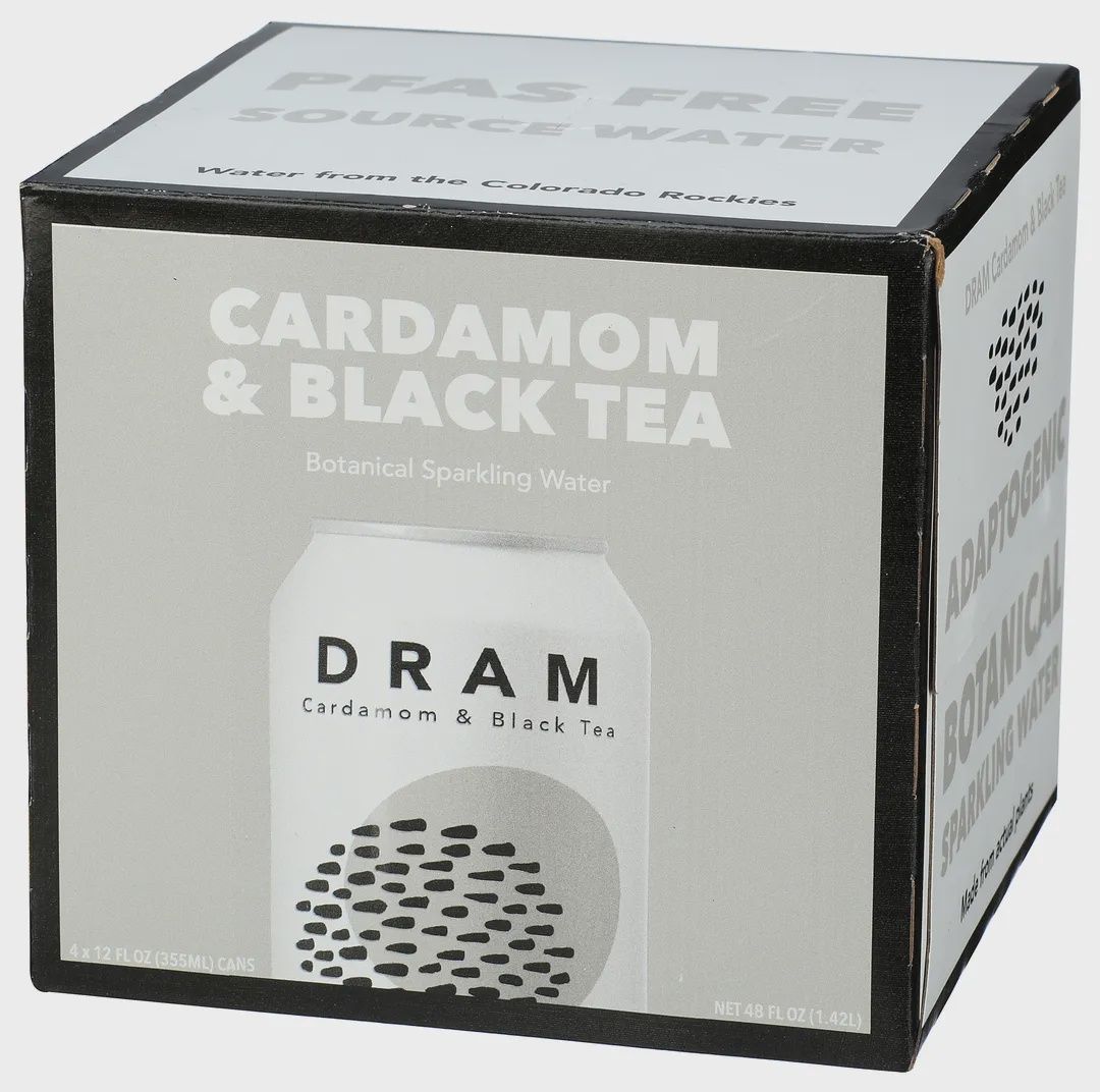 Cardamom &amp; Black Tea Dram 12 oz, Size: 4 Pack