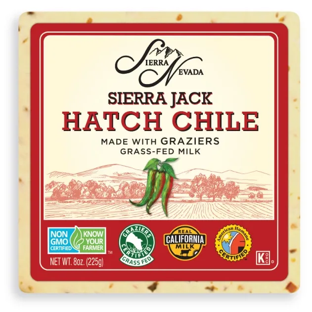 Hatch Chile Jack  - Sierra Nevada - Grass Fed-  6 oz