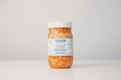 Cabbage &amp; Carrot Kraut Salad Volgin