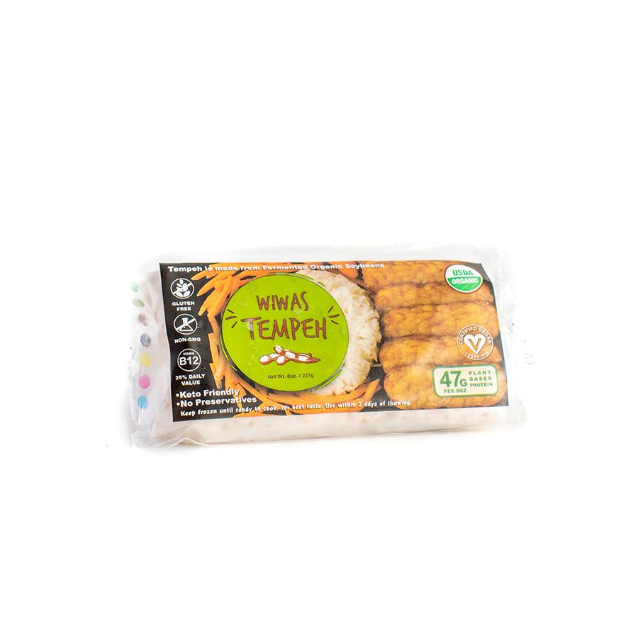 Frozen Tempeh Wiwas Tempeh 8 oz
