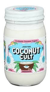 Probiotic Coconut Yogurt The Coconut Cult 8 oz, Flavor: Plain