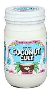 Probiotic Coconut Yogurt The Coconut Cult 8 oz, Flavor: Plain