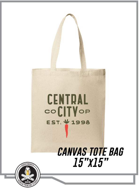 PRESALE Tote Bags Central City Co-Op, Type: 15"x15"