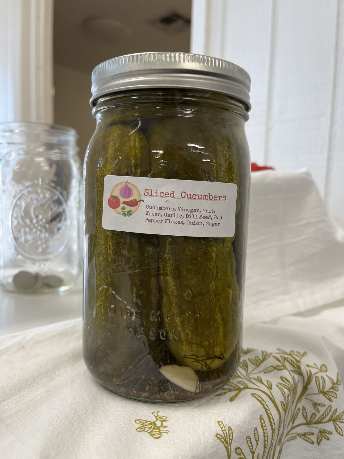 Canned Goods Canning By Carol Gundermann Acres, Size: Pickled Cucumbers ($12)