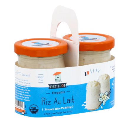 Petit Pot Desserts 8 oz, Flavor: Rice Pudding