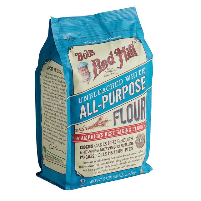 Unbleached White All-Purpose Flour 5 lb Bob's Red Mill