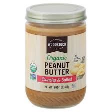 Peanut Butter Crunchy &amp; Salted  16 oz  Woodstock