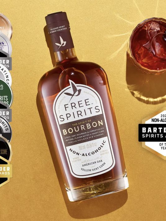 Non-alcoholic Spirits Free Spirits, Flavor: Bourbon