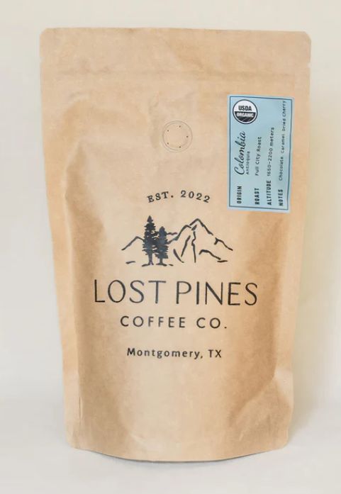 Lost Pines Coffee Beans - Lost Pines Coffee Co., Type: Ground, Variation: Columbia