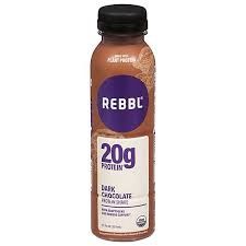 Dark Chocolate Coconut Milk Protein Shake Rebbl 12 oz