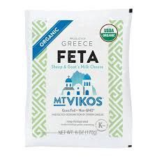 Feta Greece Cheese Organic 6 oz