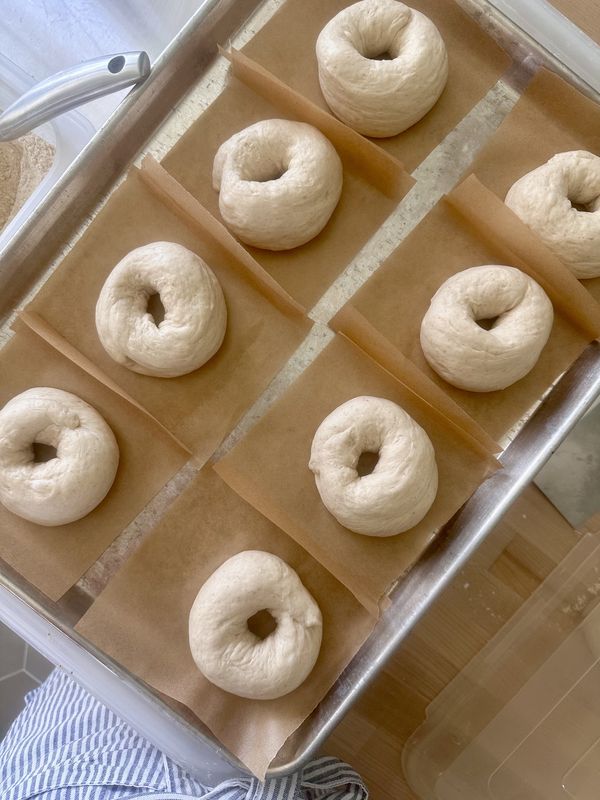 Sourdough Bagels