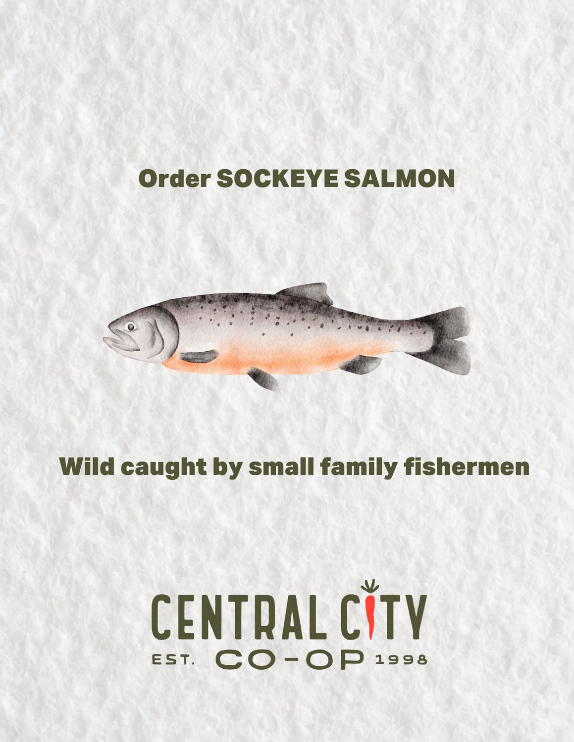 Pre-order Wild Caught Sockeye Salmon