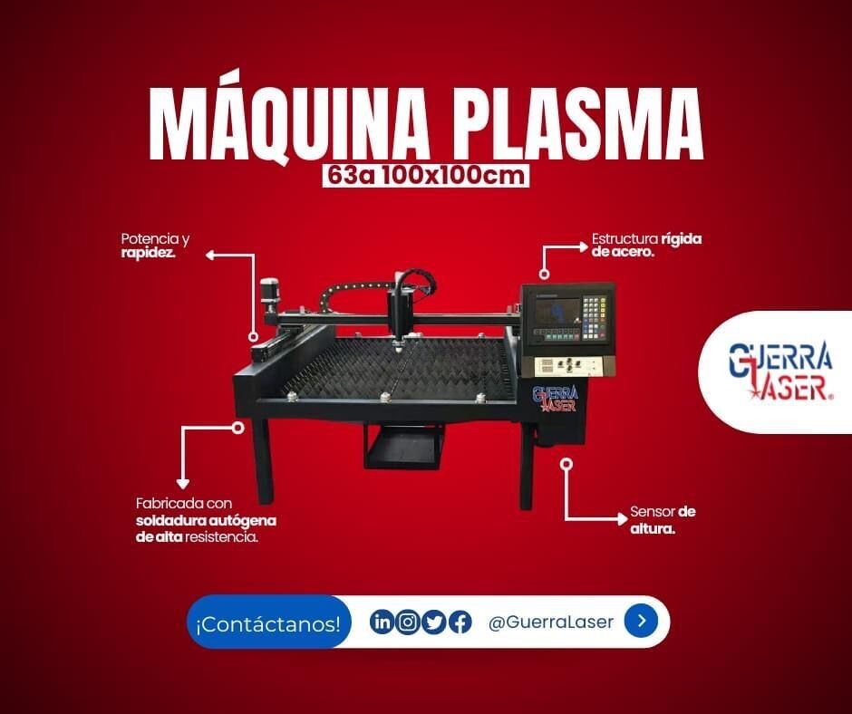 Maquina Plasma 63a 100x100cm