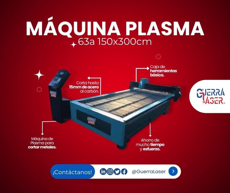 Maquina Plasma 63a 150x300cm